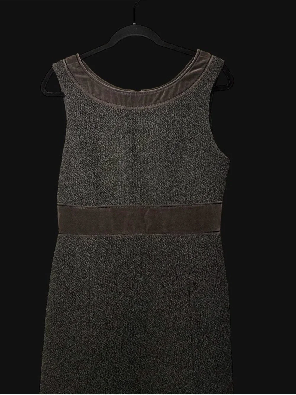 Tory Burch Grey Wool Sheath Dress